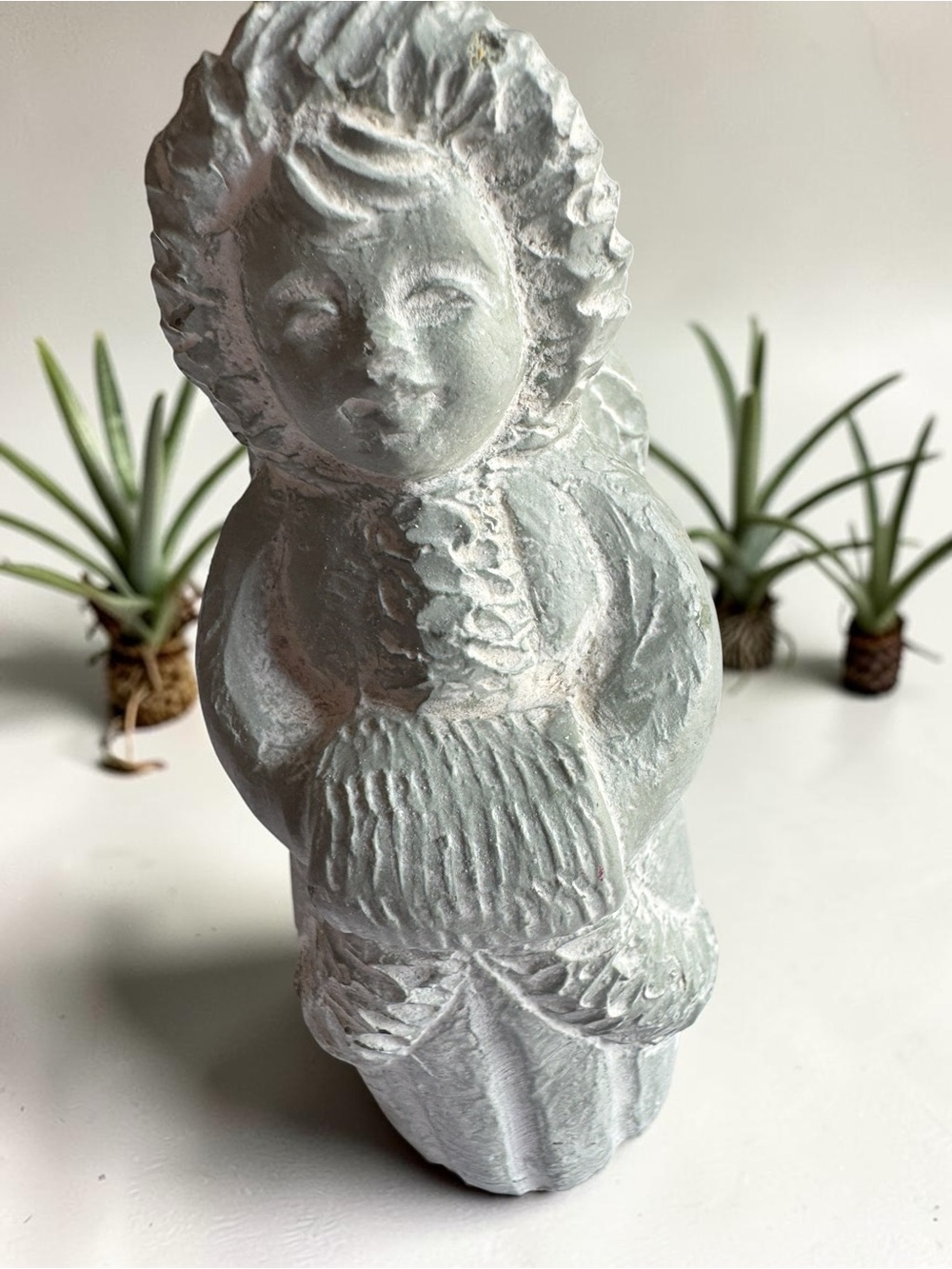 Isabel Bloom Winter Angel Snow Girl Figurine Sculpture - Home Art
